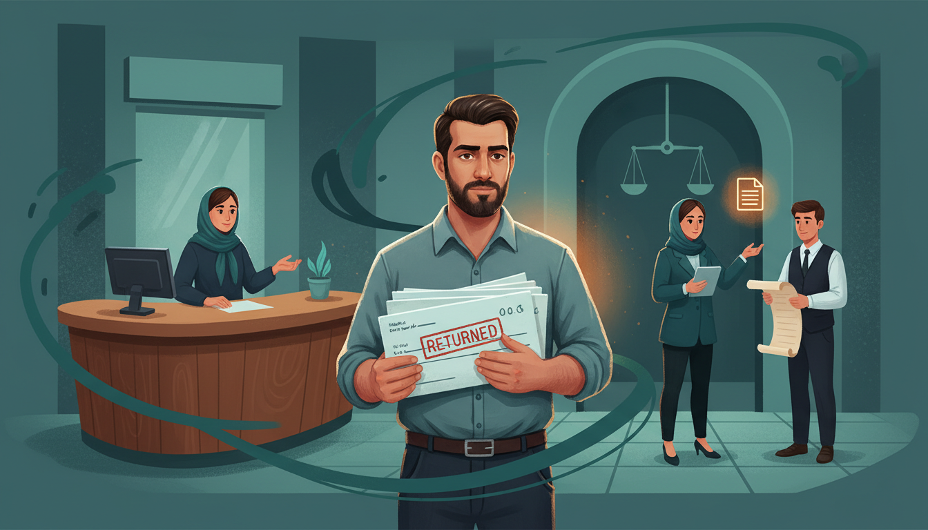 دادخواست مطالبه چک برگشتی؛ مراحل، مدارک و نکات مهم