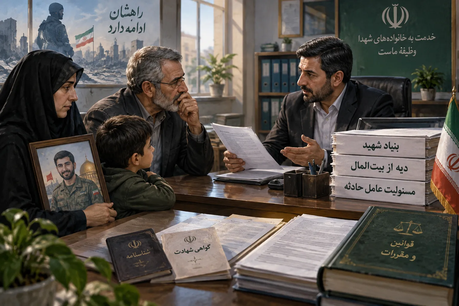 نحوه مطالبه دیه شهدا در زمان بروز جنگ؛ مرجع و مدارک لازم